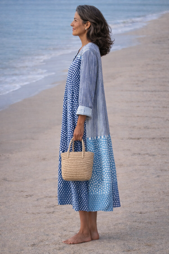 Robe bleue fluide Breeze