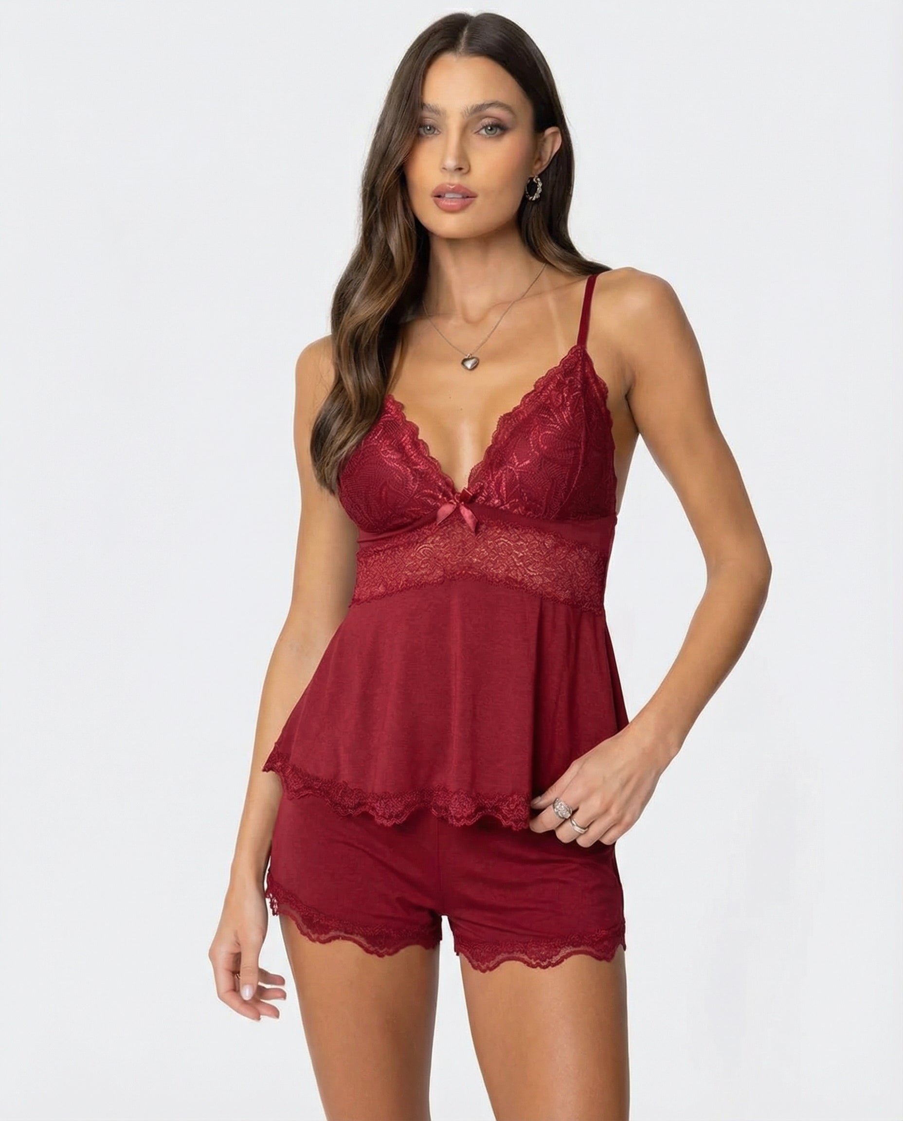 Lou | Midnight Kiss Lace Set