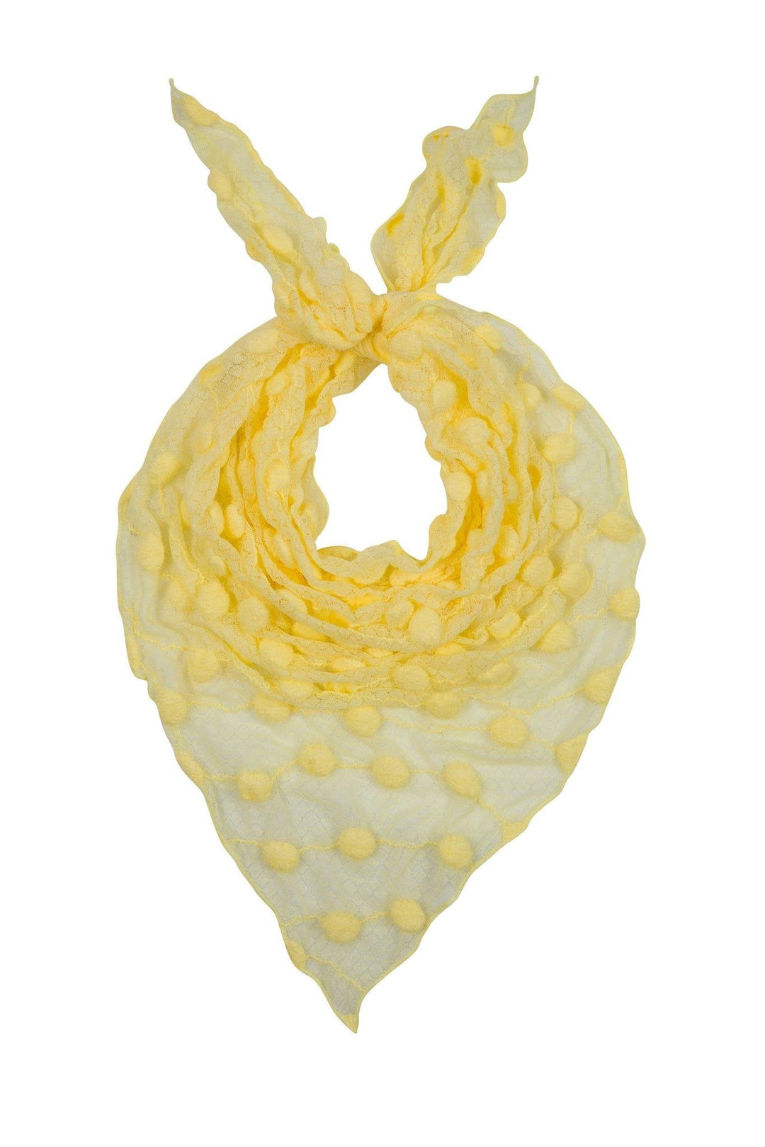 Lou | Robe jaune en dentelle